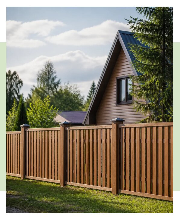 Деревянный забор для дачи в Ржеве по цене от 2827 р. | ЗаборЭксеперт-Ржв
